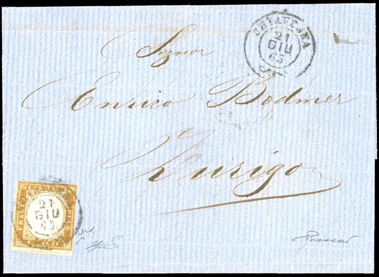 1863 - 10 cent. bistro (14E), ... 