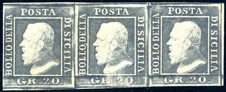 1859 - 20 grana ardesia violaceo ... 