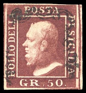 1859 - 50 grana lacca scuro ... 