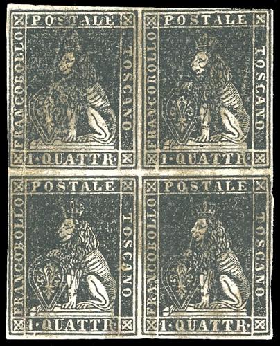1857 - 1 quattrino nero, II ... 
