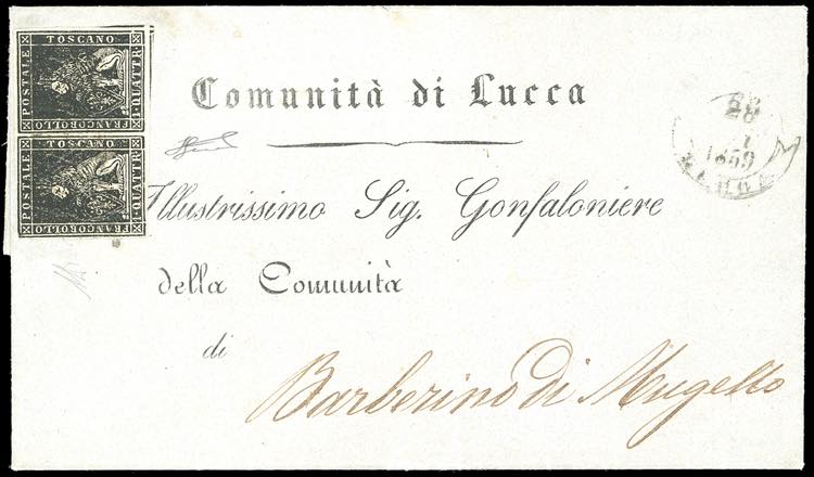 1859 - 1 quattrino nero, II ... 