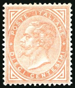 1863 - 10 cent. De La Rue, ... 
