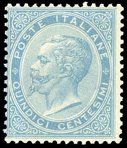 1863 - 15 cent. De La Rue (L18), ... 