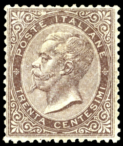 1863 - 30 cent. De La Rue, ... 