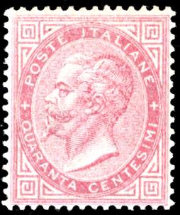 1863 - 40 cent. De La Rue, ... 