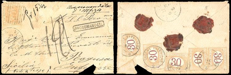 1878 - 20 cent. ocra arancio (28), ... 