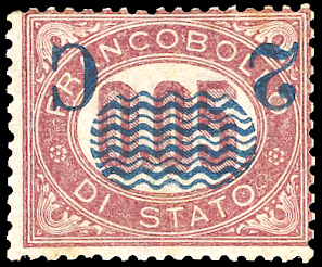 1878 - 2 cent. su 0,05 lire ... 