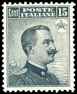 1909 - 15 cent. Michetti, II tipo ... 