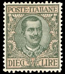 1910 - 10 lire Floreale (91), ... 