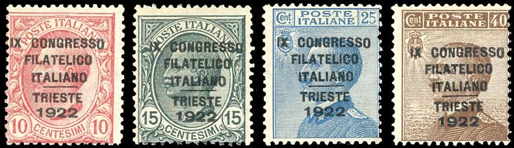 1922 - Congresso Filatelico, terza ... 