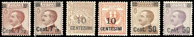 1923/27 - Soprastampati, serie ... 