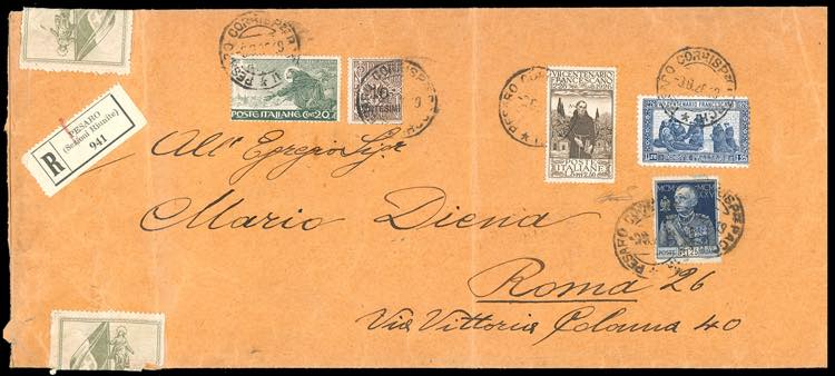 1926 - 5 + 2,50 lire, 20 cent., ... 