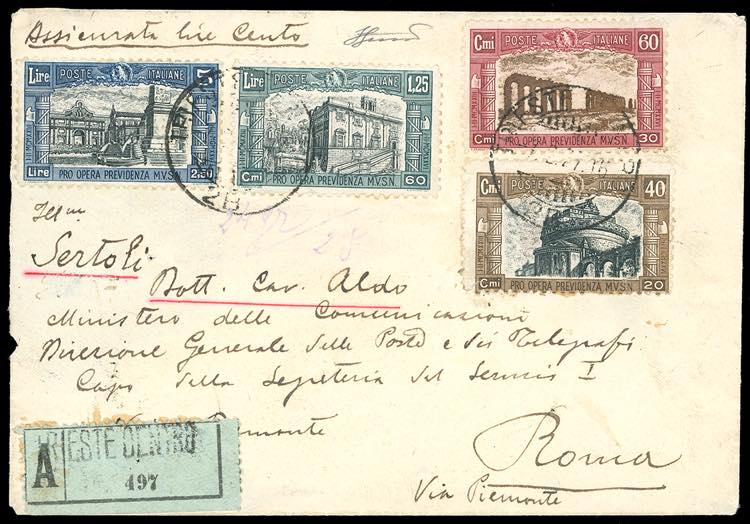 1927 - Milizia I emissione, serie ... 