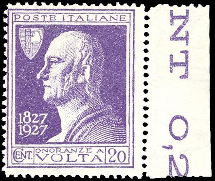 1927 - 20 cent. Volta violetto, ... 