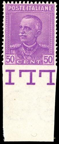 1928 - 50 cent. lilla violetto, ... 