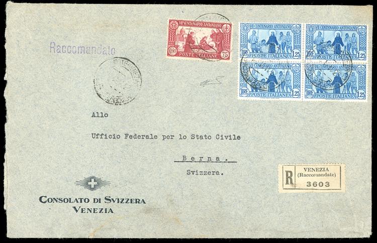 1931 - 1,25 lire, blocco di ... 