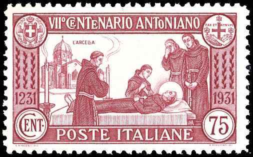 1931 - 75 cent. S. Antonio, dent. ... 