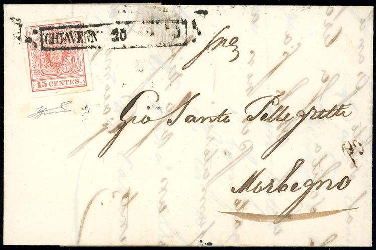 CHIAVENNA, R50 punti 12 - 15 cent. ... 