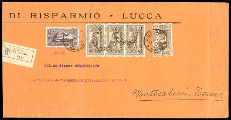 1931 - Virgilio, 7,70 + 1,30 lire ... 