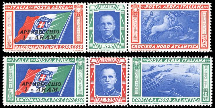 1933 - Trittici I-ARAM, serie ... 