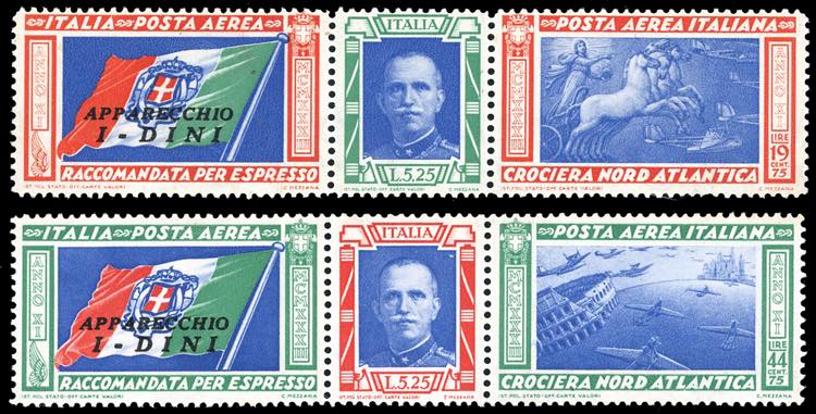 1933 - Trittici I-DINI, serie ... 