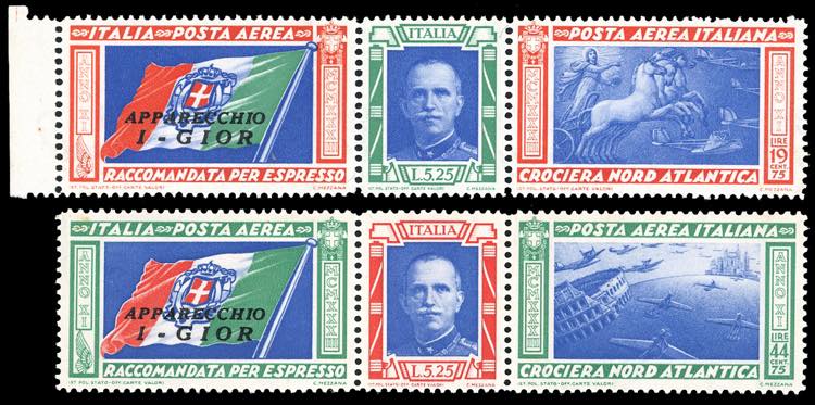 1933 - Trittici I-GIOR, serie ... 