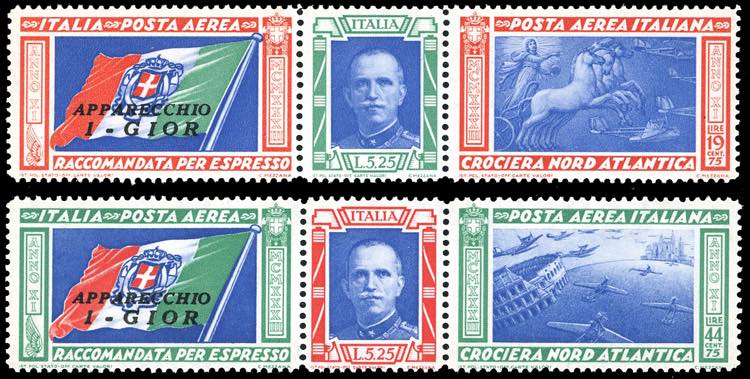 1933 - Trittici I-GIOR, serie ... 