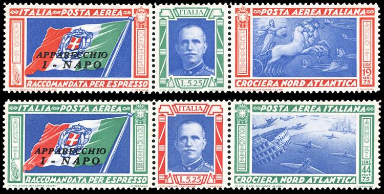 1933 - Trittici I-NAPO, serie ... 