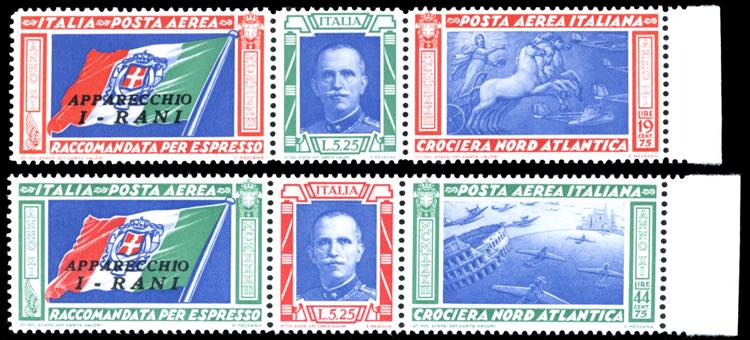 1933 - Trittici I-RANI, serie ... 