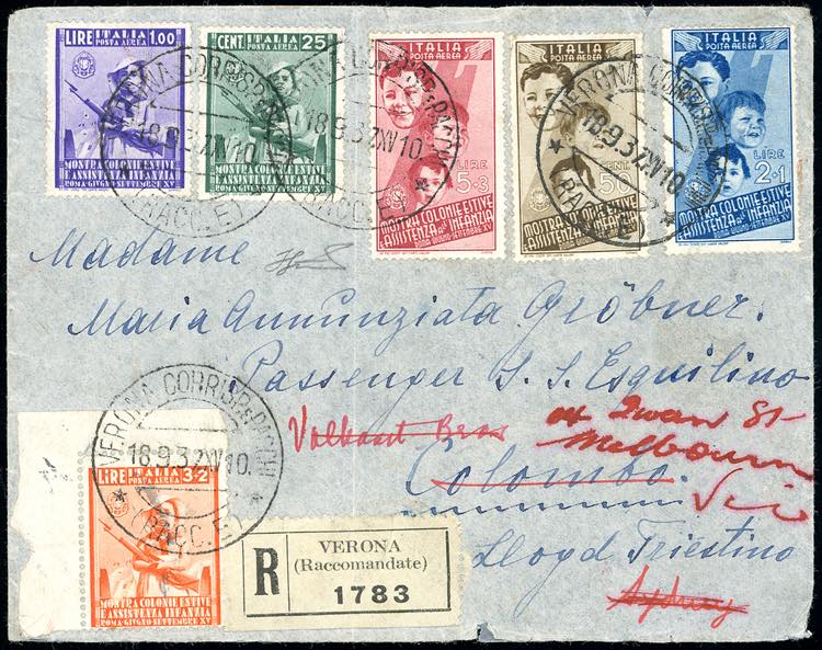 1937 - Colonie estive, serie ... 