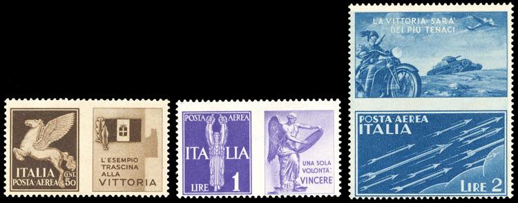 1942 - Non emessi, serie completa ... 