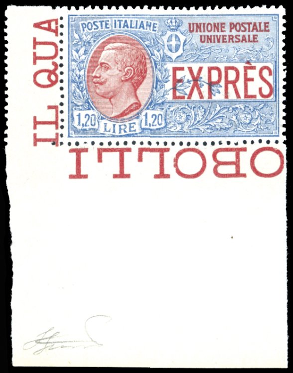 1922 - 1,20 lire, non emesso (8), ... 