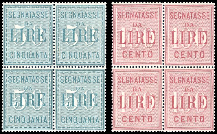 1884 - 50 e 100 lire (15/16), ... 