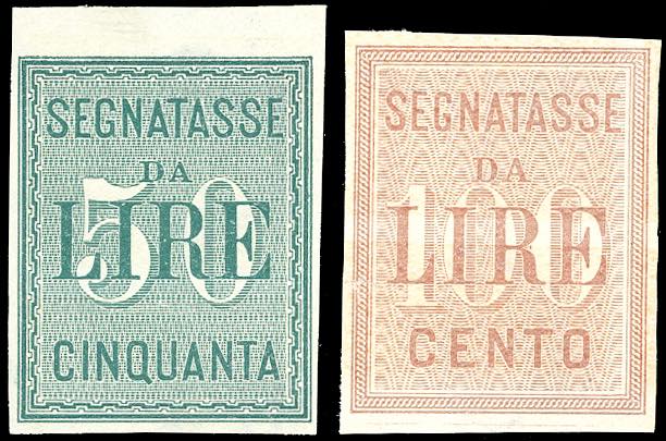 1864 - 50 e 100 lire prove ... 