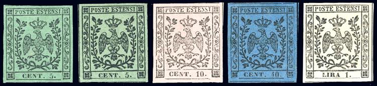 1852/1854 - Lemissione completa ... 