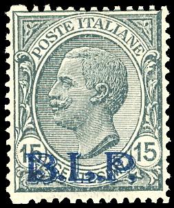1922/23 - 15 cent. soprastampa BLP ... 