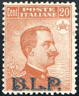 1922/23 - 20 cent. soprastampa BLP ... 