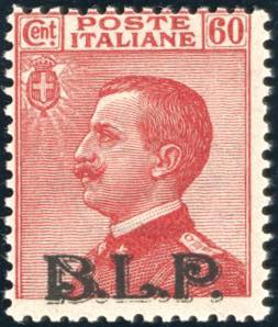 1922/23 - 60 cent. soprastampa BLP ... 