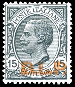 1923 - 15 cent. soprastampa BLP ... 