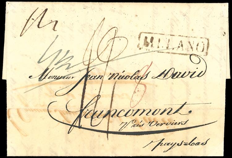 1824 - Lettera prefilatelica da ... 