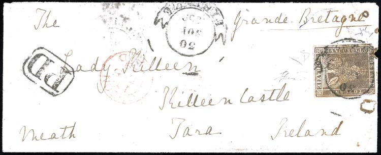 1859 - 9 crazie bruno lillaceo, ... 