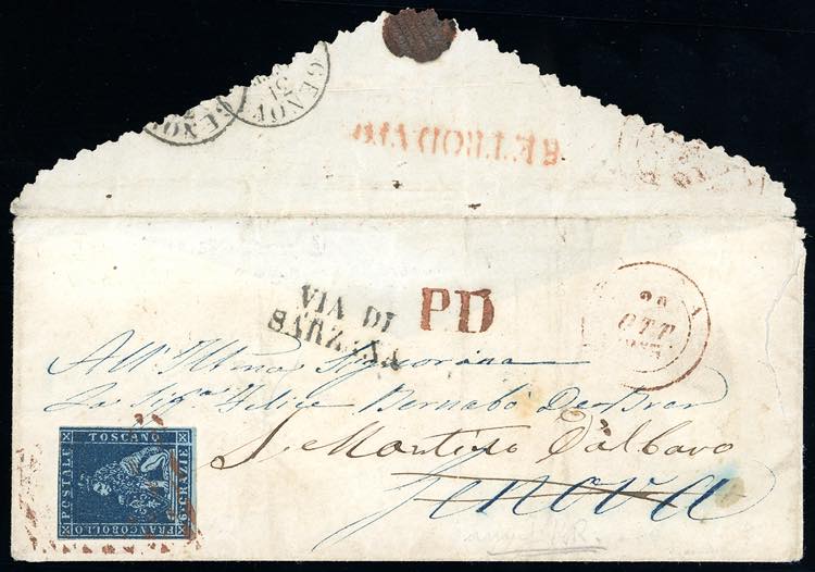 PISA, muto a rombi in rosso punti ... 