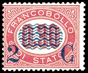 1878 - 2 cent. su 0,30 lire ... 