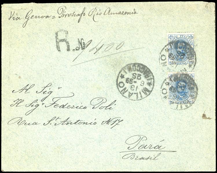 1899 - 25 cent. Umberto I (62), ... 
