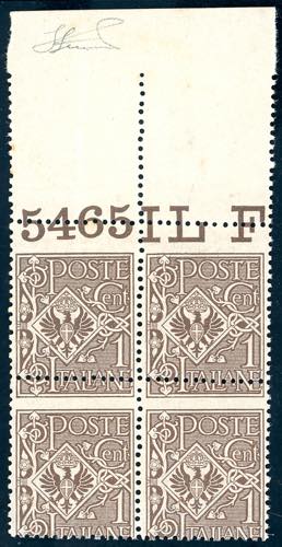 1901 - 1 cent. Floreale, ... 
