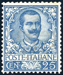 1901 - 25 cent. Floreale (73), ... 