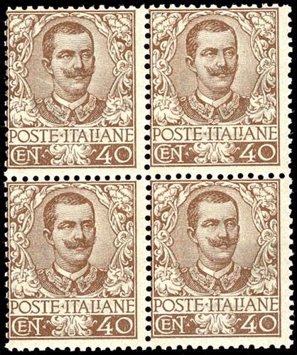 1901 - 40 cent. Floreale (74), ... 