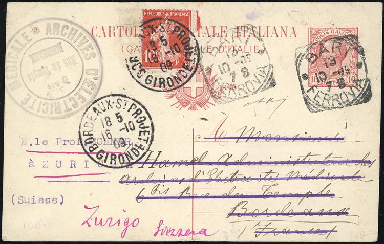 INTERI POSTALI 1902 - 10 cent. ... 