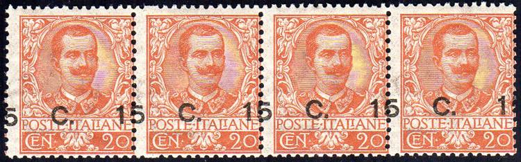 1905 - 15 cent. su 20 cent. ... 