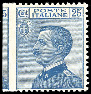 1908 - 25 cent. Michetti, non ... 